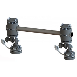 Рейлинг быстросъемный с регулировкой угла наклона 600мм (030220T)